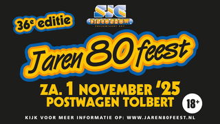 Jaren 80 feest 18+ 2025
